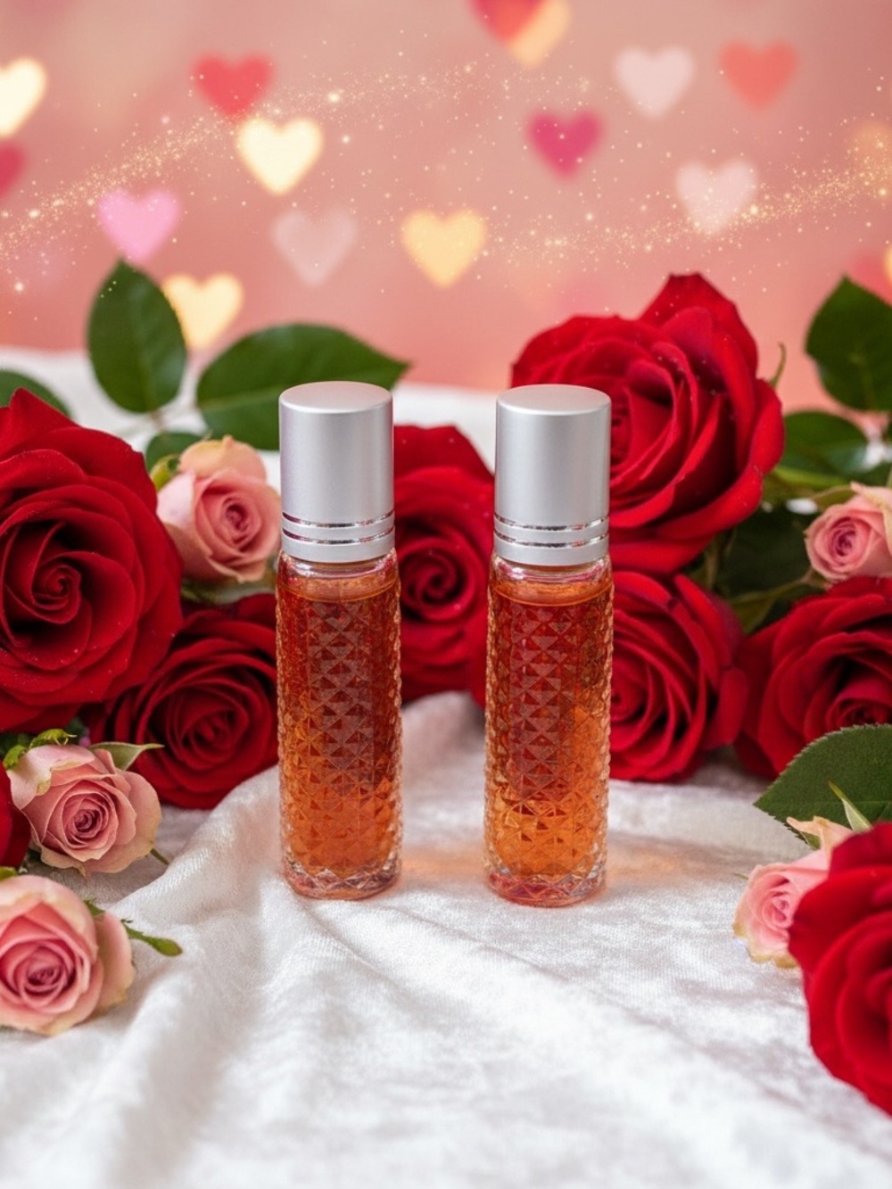 Amber Glass Roller Bottle love oil money lol luck oils— Women Skincare